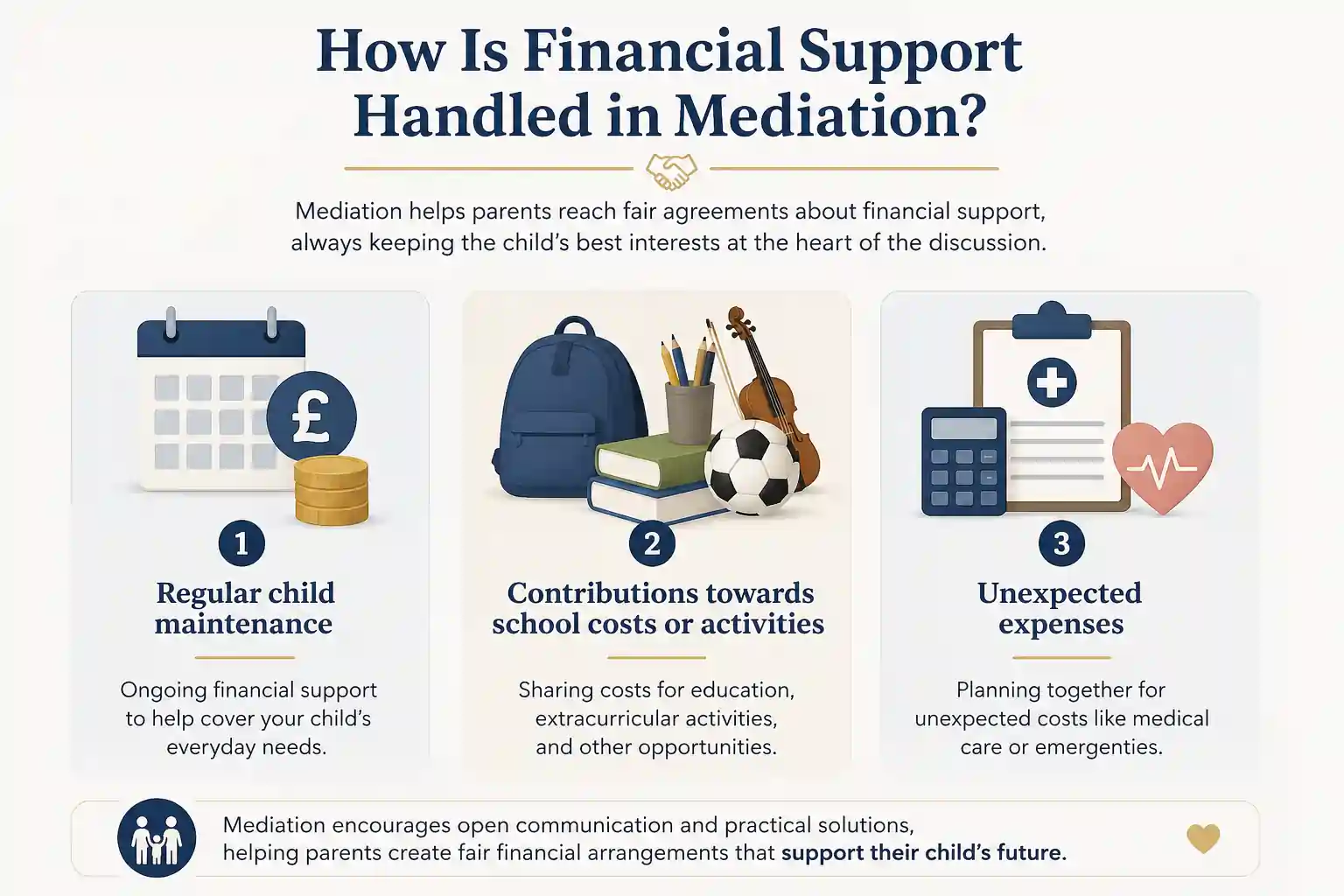 How Is Financial Support Handled in Mediation Slough